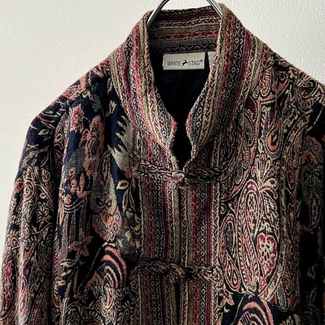 90's White Stag Paisley Pattern China JKT