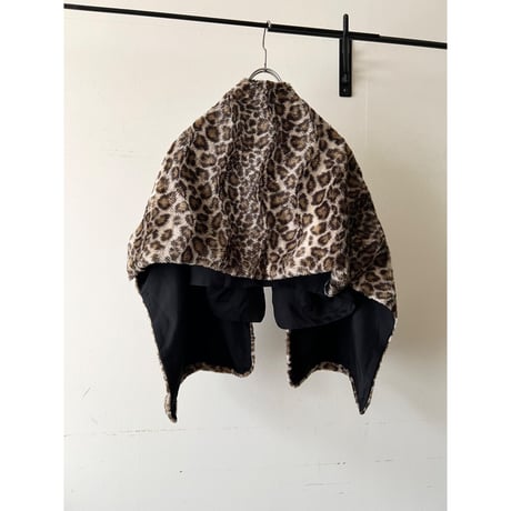 des GARCONS Leopard Pattern Fake Fur Bolero (2008aw)