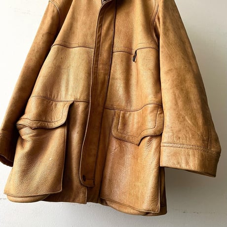60's Euro Vintage Craft Leather JKT (made in Finland)