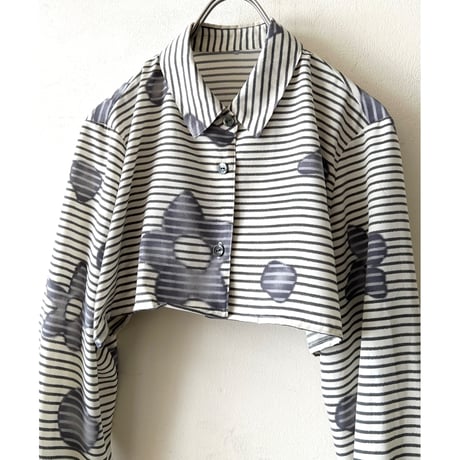 Vintage Scarf Pattern  Short Remake Blouse