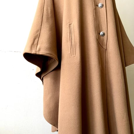 Euro Vintage Design Long Cape Coat