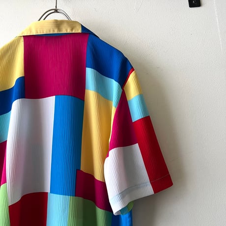 90's US Switch Design Open Collar Shirt