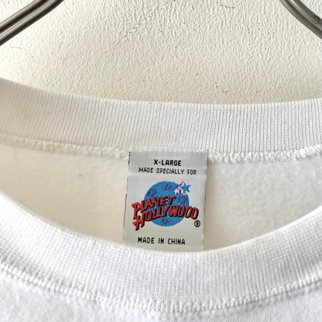 90-00's Planet Hollywood Embroidery Logo Sweat