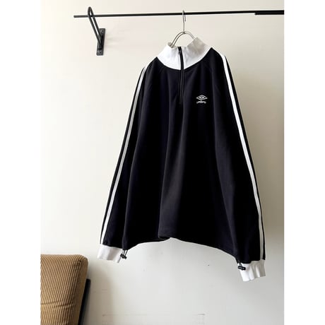 UMBRO Embroidery Logo Half-zip Fleece Top
