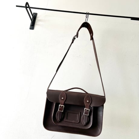 The Leather Satchel Co. 2way Leather Shoulder Bag (made in Liverpool ,England)