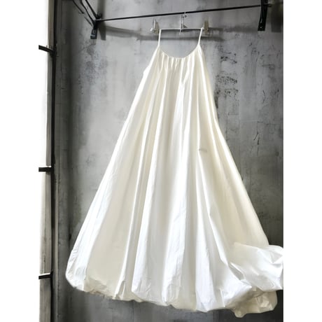 Balloon Silhouette Camisole Long Dress