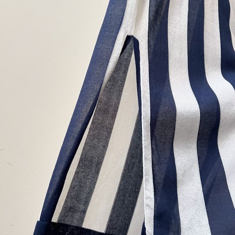 DIANE von FURSTENBERG Stripe Pattern No Sleeve Maxi Dress