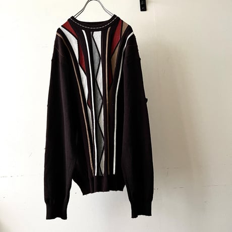 80-90's 3D and Pattern Knit