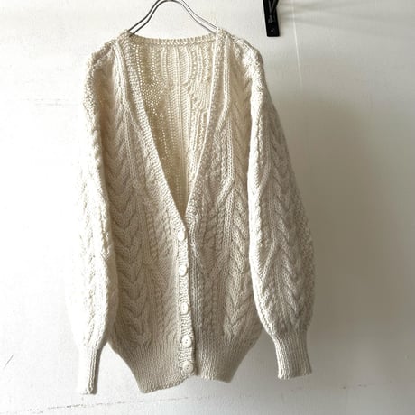 Vintage Aran Knit Cardigan