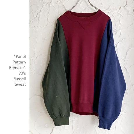 " Remake " 90's Russell Switch Patternスウェット