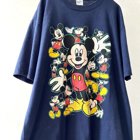 90's Velva Sheen Mickey Mouse Print Tee (made in USA)