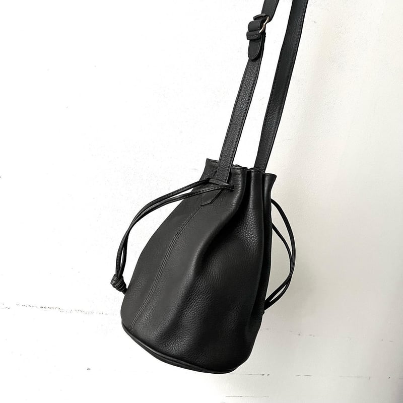 バッグ Coach Vintage Drawstring Backpack Black 90's Old Coach Drawstring Design Shoulder Bag |