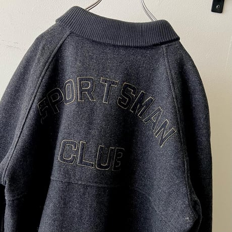 90-00's Wool Melton Logo Design Award JKT