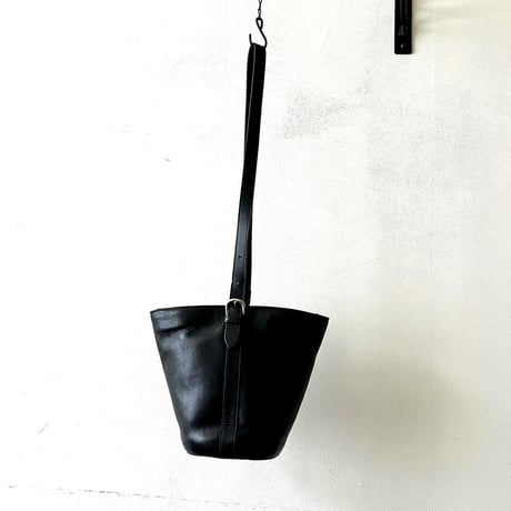 agnes b. Leather Duffle Shoulder Bag