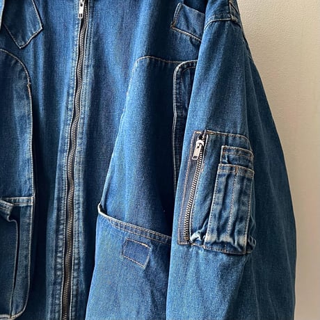 80-90's Big Pocket Design Denim JKT