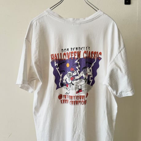 90's " KARATE Championship " Back Print Tee