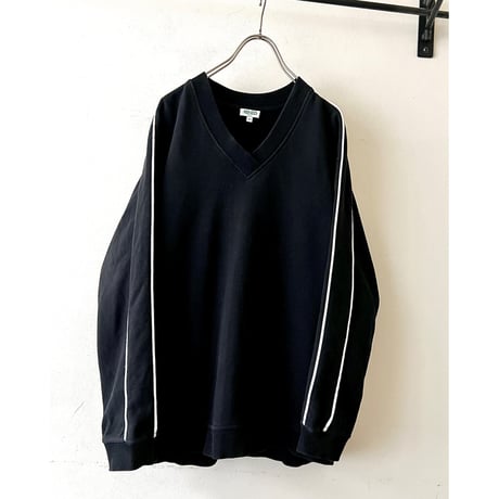 KENZO paris Back Logo Print V-neck Sweat
