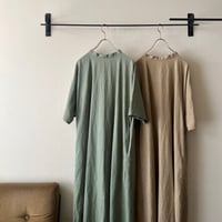 【即納品】バックリボンワンピース(ハーフスリーブ)