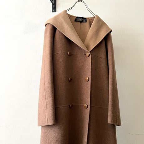 Vintage Cashmere Wool Big Hood Coat (made in Italy)