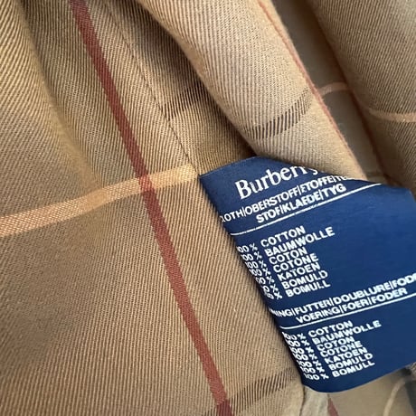 70-80's Burberrys' Long Trench Coat (made in England)
