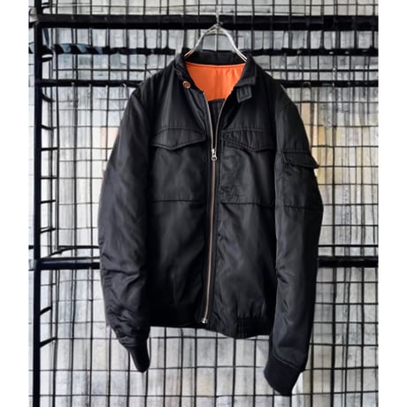MA-1 type Cloth Zip up Shirt JKT