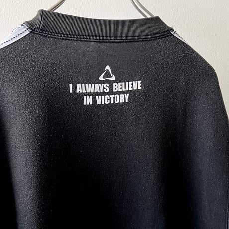 90's Rickson Gracie " MUHAI " Embroidery Design Sweat
