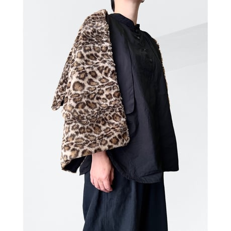 des GARCONS Leopard Pattern Fake Fur Bolero (2008aw)