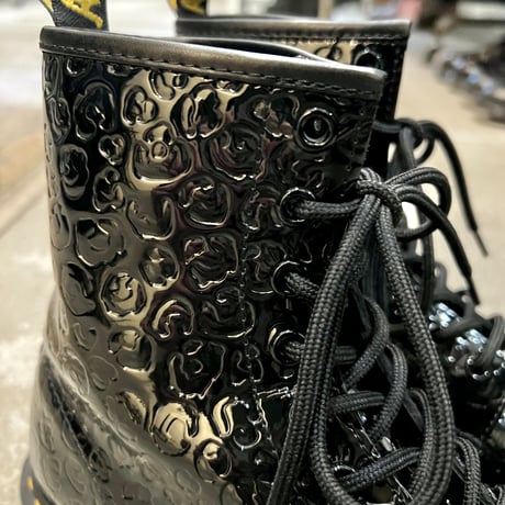 Dr.Marten's Emboss Leopard Pattern Patent 8eye Boots