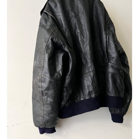 80-90's Euro A-2 type Leather JKT