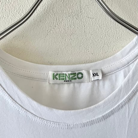 KENZO paris Embroidery Tiger Logo Tee(size L〜XL)