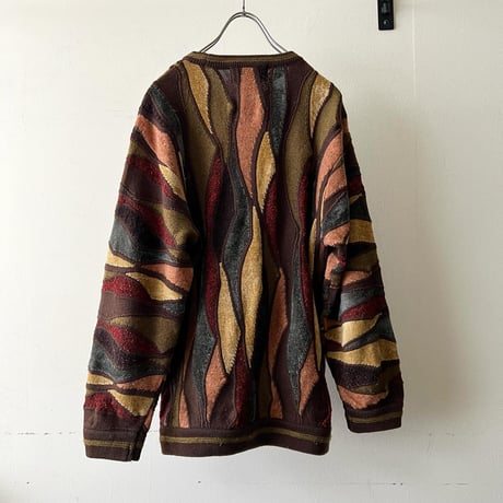 90-00's Euro 3D Knit Sweater (made in Italy)