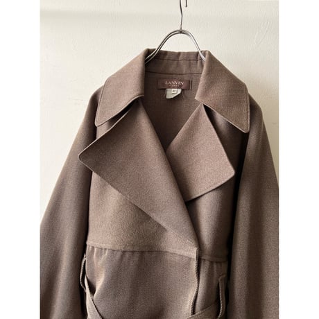 ︎Old LANVIN paris Ribbon Velt Design Short JKT (made in France)