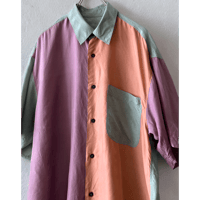 Euro Vintage Crazy Pattern Silk Shirt