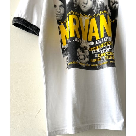 Import Band Print Ringer Tee " NIRVANA "