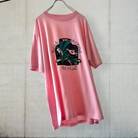 90's Jerzees Record Design  Print Tee (made in USA)
