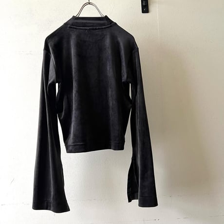 adidas Emboss Logo Bell Sleeve Velours Cut and Sewn