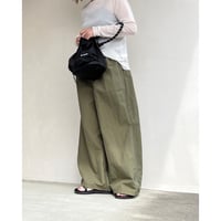 【即納品】バランスタックパンツ(ナイロン)カーキ90丈ワイド
