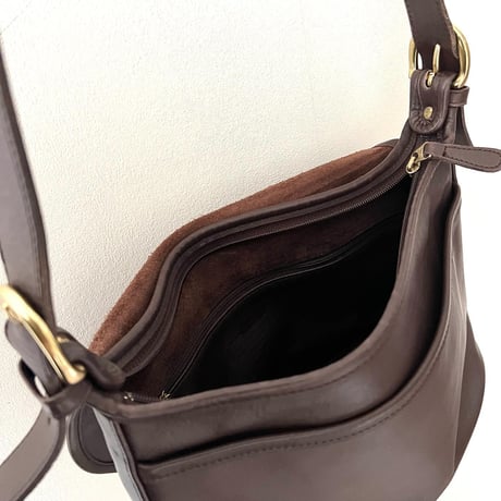 Old Coach Flap Design Shoulder Bag (made in USA)