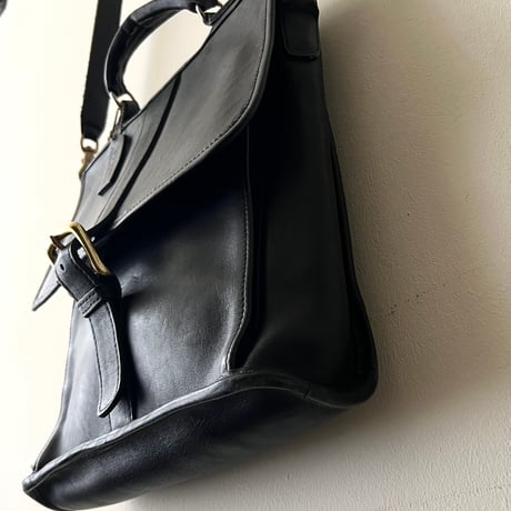 80's Old COACH Flap Design Shoulder Bag (made in USA)