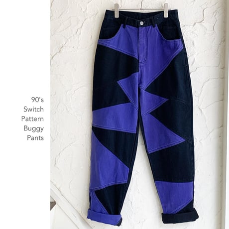 90's Switch Pattern High Waistパンツ