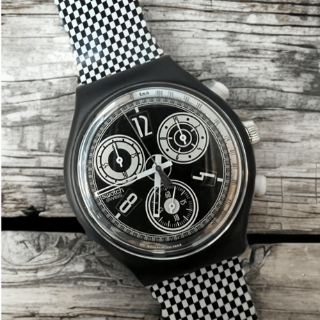 90's swatch "1995 chess" クォーツ腕時計