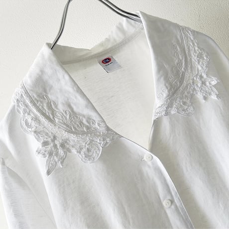 Euro Vintage Lace Collar ブラウス