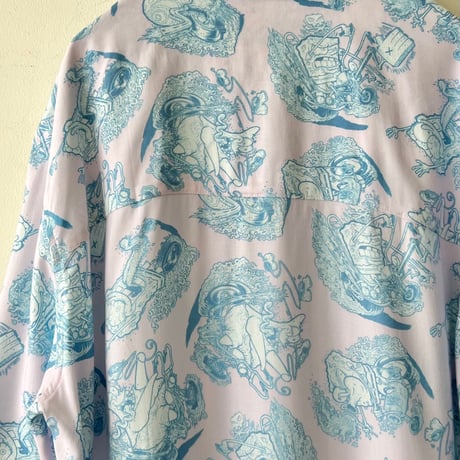 Sponge Bob Rat Fink Like Pattern Shirt