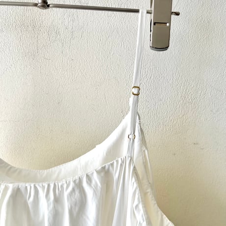 Balloon Silhouette Camisole Long Dress