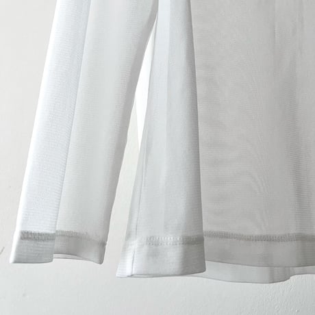 ISSEY MIYAKE Round Neck Sheer Cut and sewn