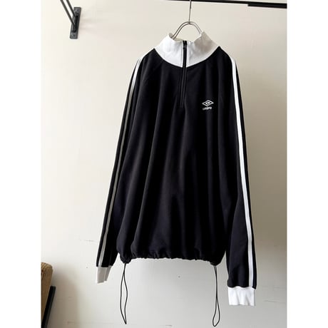 UMBRO Embroidery Logo Half-zip Fleece Top