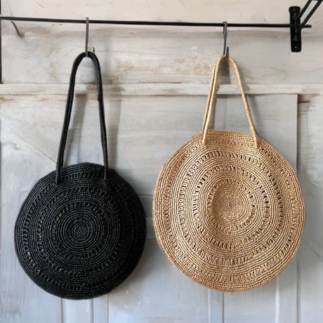 MAISON N.H Paris Circle Bag ( Natural : L )