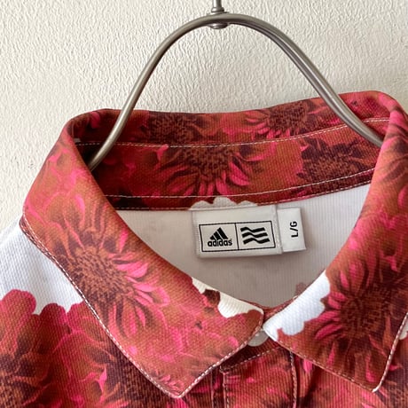 adidas Flower Pattern Polo-Shirt