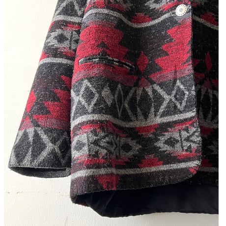 US Vintage Native Pattern Wool JKT