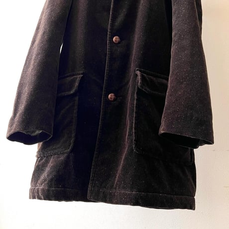 Old Fur & Corduroy Half Coat